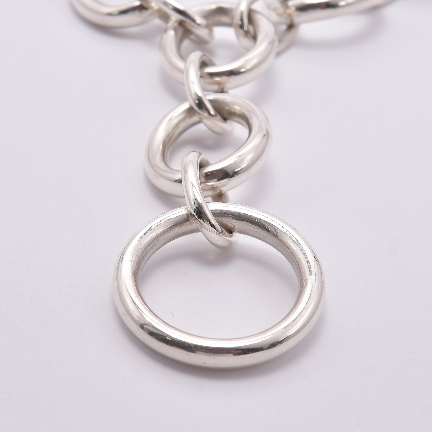 Oval silver set