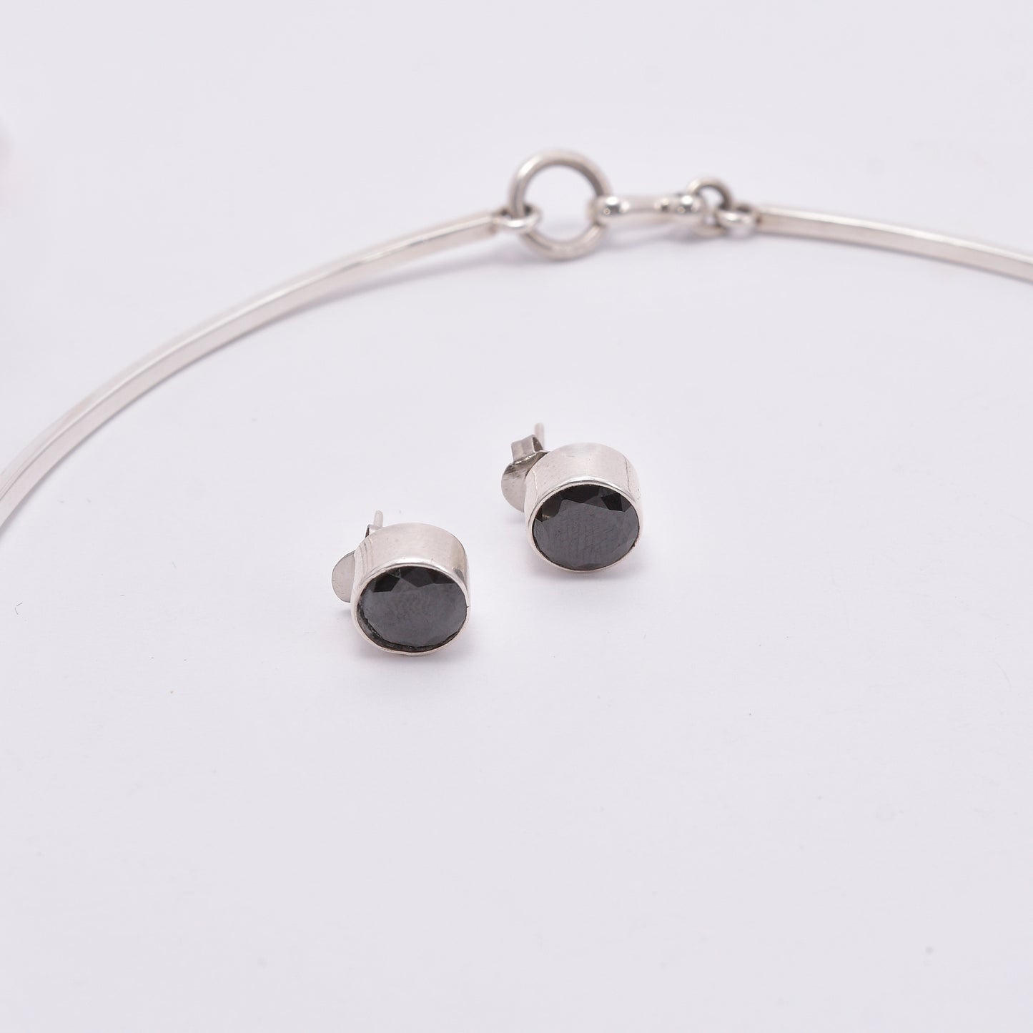 Contemporary Black and Silver Set